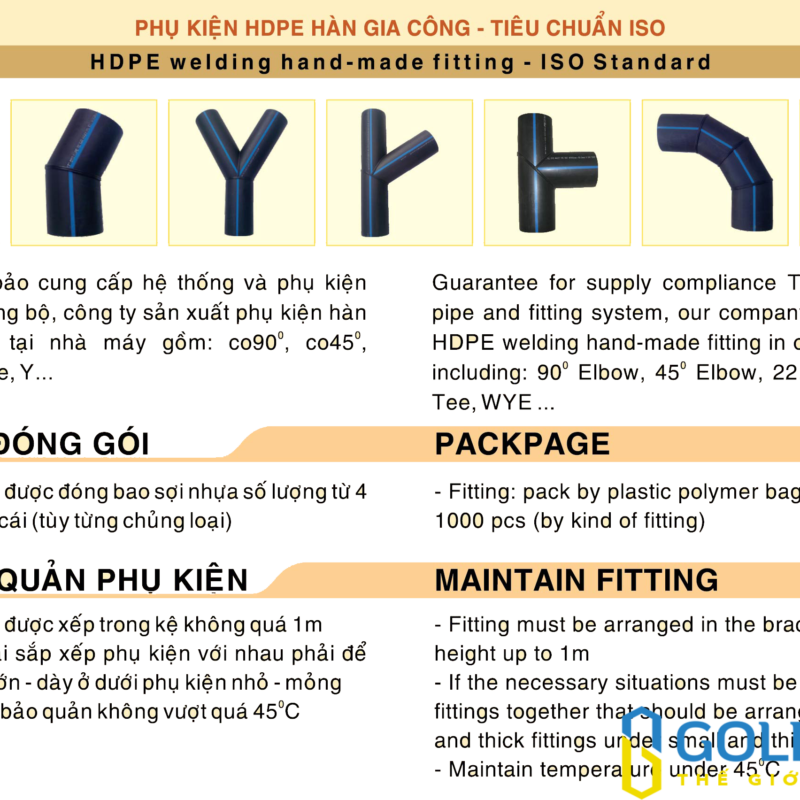 Phụ kiện ống HDPE_ĐẸ NHẤT