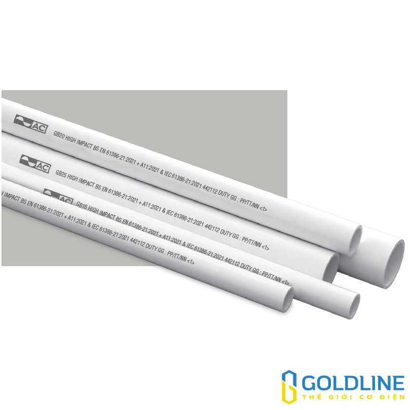 Ống luồn cứng PVC AC