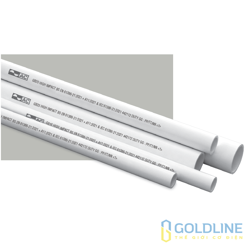 Ống luồn cứng PVC AC