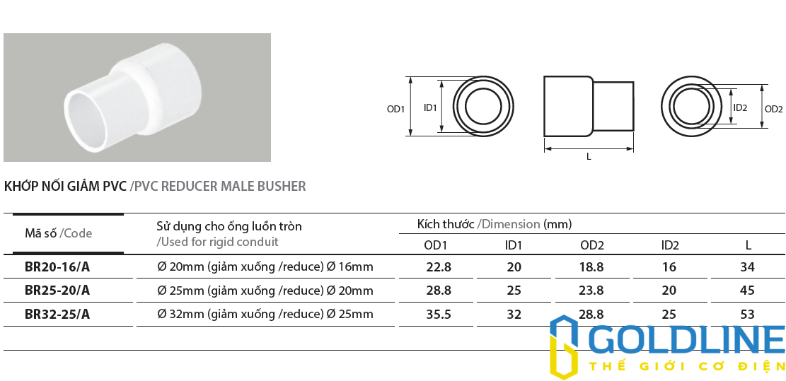 Phụ kiện ống Điện PVC AC