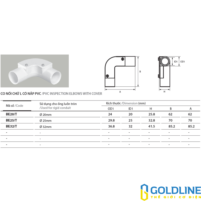 Phụ kiện ống Điện PVC AC