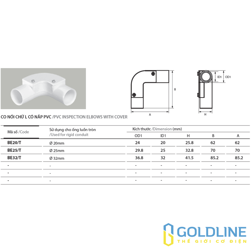 Phụ kiện ống Điện PVC AC