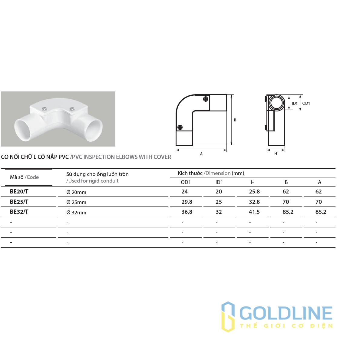 Phụ kiện ống Điện PVC AC