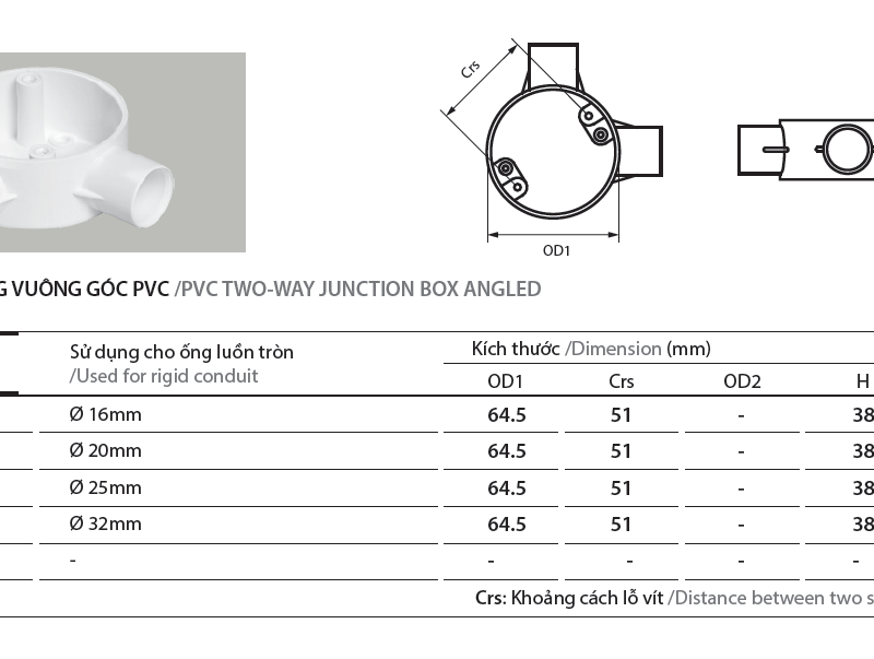 Phụ kiện ống Điện PVC AC