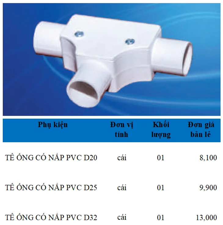 Phụ kiện ống điện PVC Sam Phú - Ảnh 15