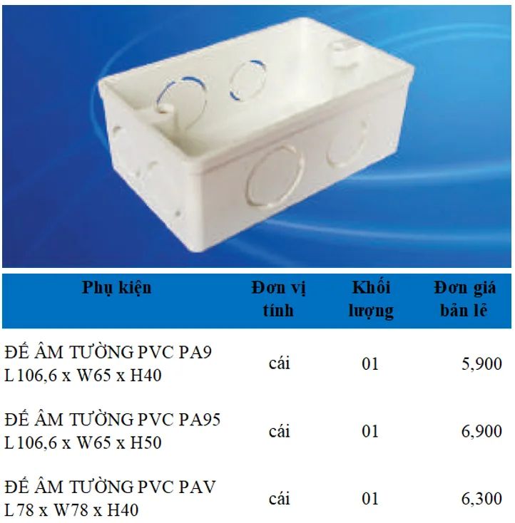 Phụ kiện ống điện PVC Sam Phú - Ảnh 13