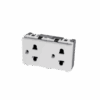 Ô cắm đôi 3 chấu 16A 72mm