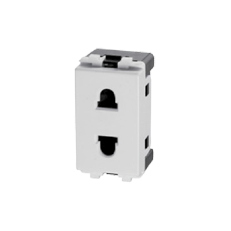 Ô cắm đơn 2 chấu 16A 24mm