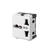 Ô cắm đơn 3 chấu đa năng 10A 48mm