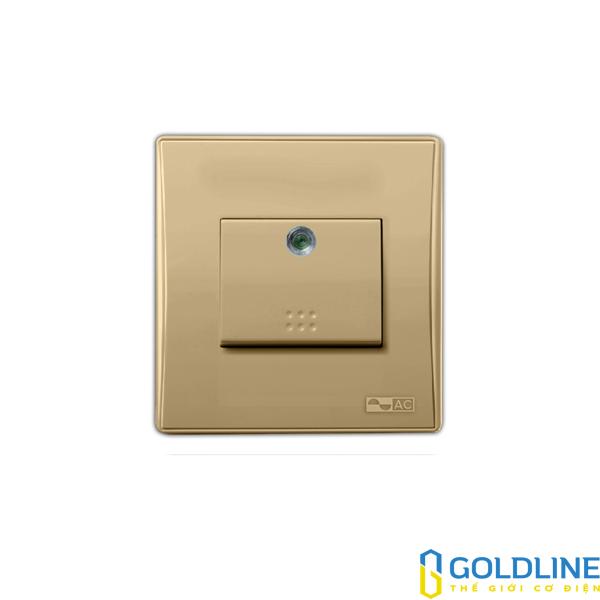 Công tắc 2 cực 20A có đèn Decor màu vàng AD2P20Y