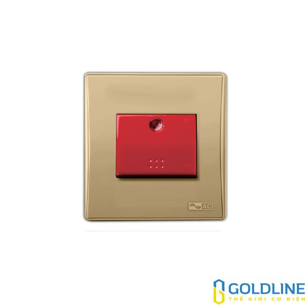 Công tắc 2 cực 45A có đèn Decor màu vàng AD2P45Y